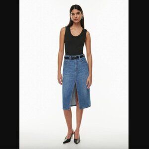 Aritzia Denim Forum The '90s Halle Jean Skirt, Size 27